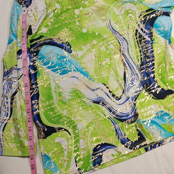Alia women's 3/4 sleeved top size large - Picture 10 of 10